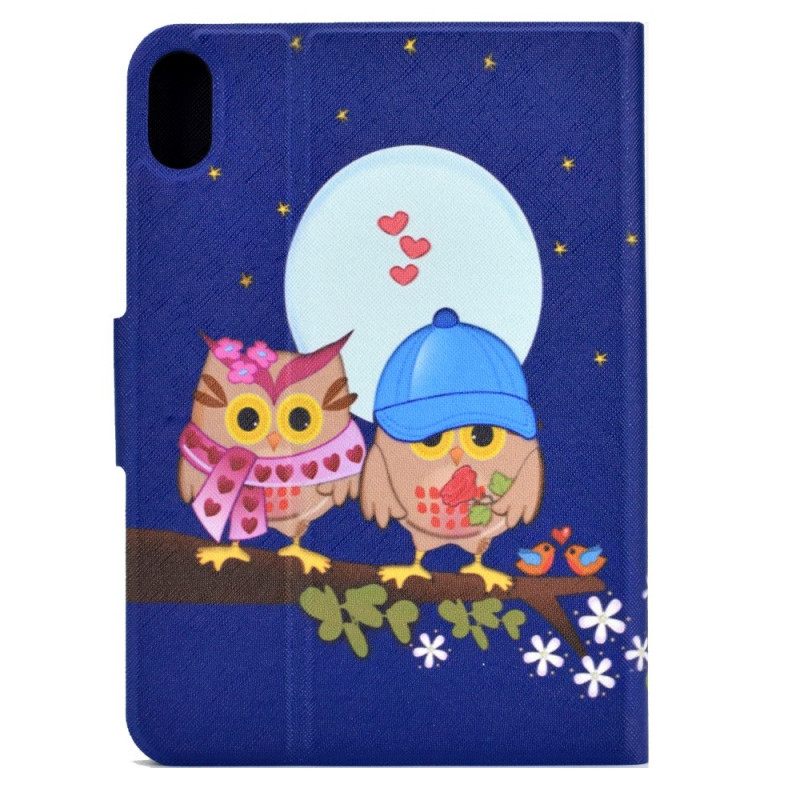 Nahkakotelo iPad Mini 6 (2021) Owls Hauskaa