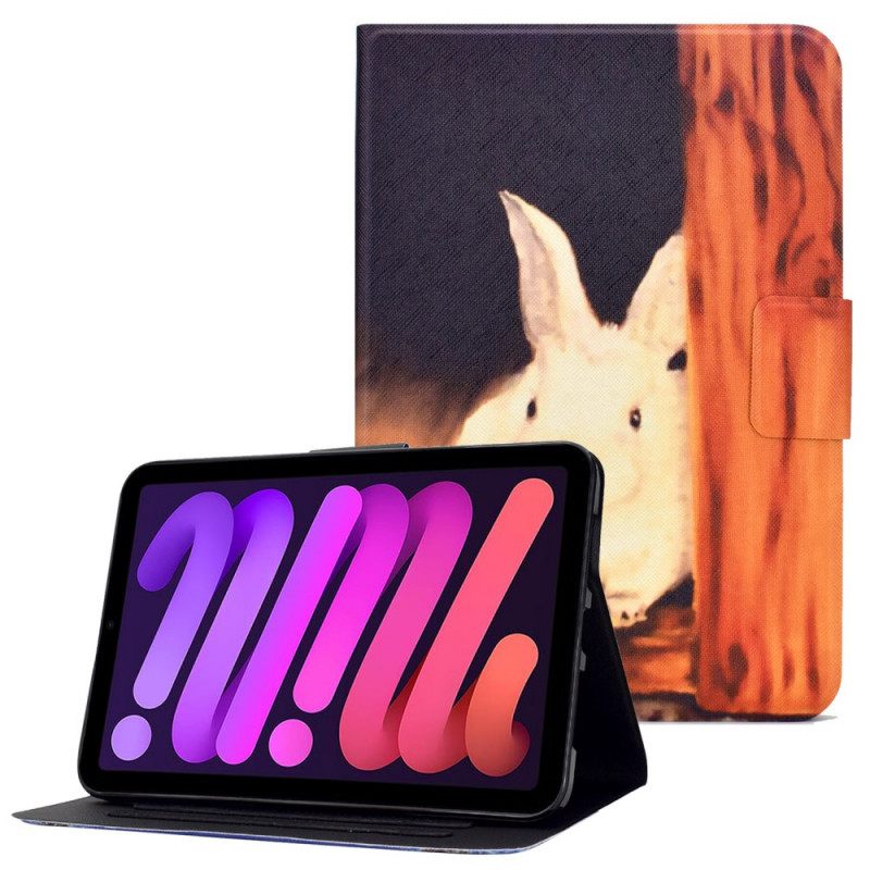 Nahkakotelo iPad Mini 6 (2021) Rabbit