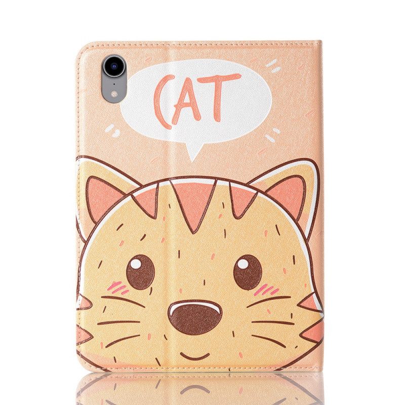 Nahkakuori iPad Mini 6 (2021) Cartoon Cat