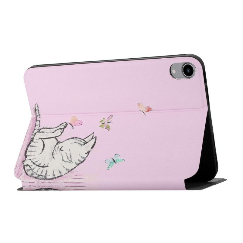 Puhelinkuoret iPad Mini 6 (2021) Two Fold Sleeping Kitten