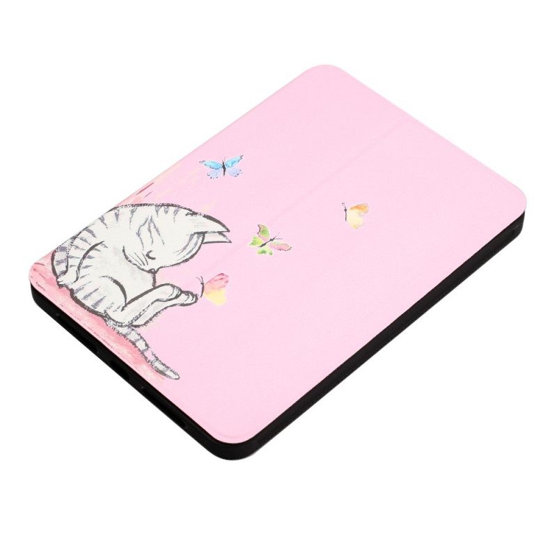 Puhelinkuoret iPad Mini 6 (2021) Two Fold Sleeping Kitten