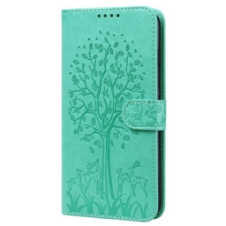 Flip Case Xiaomi Redmi Note 11 Pro / 11 Pro 5G Puu Ja Hirvi