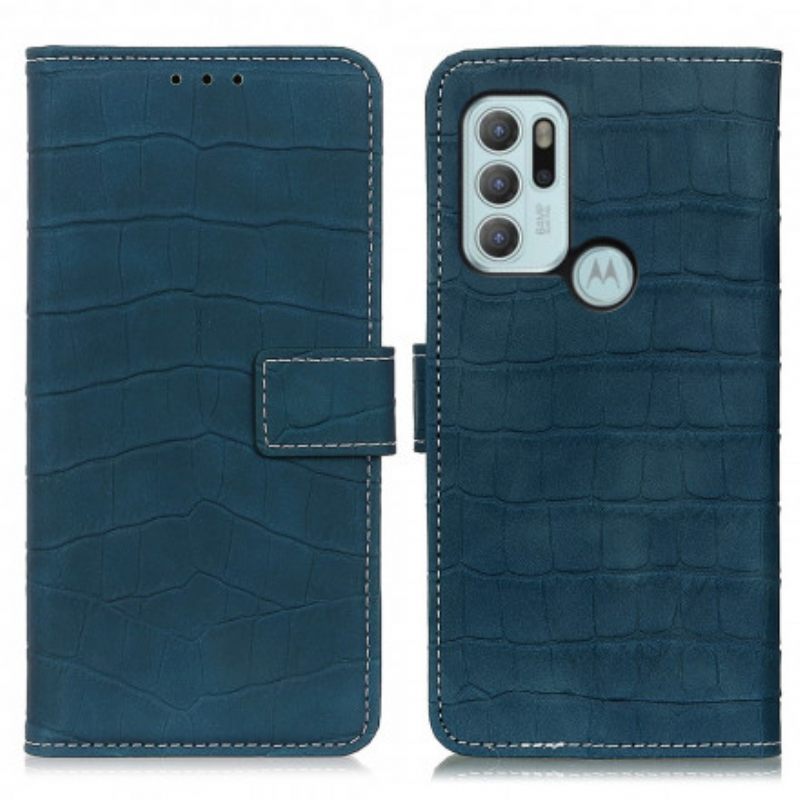 Flip Case Moto G60S Crocodile Power