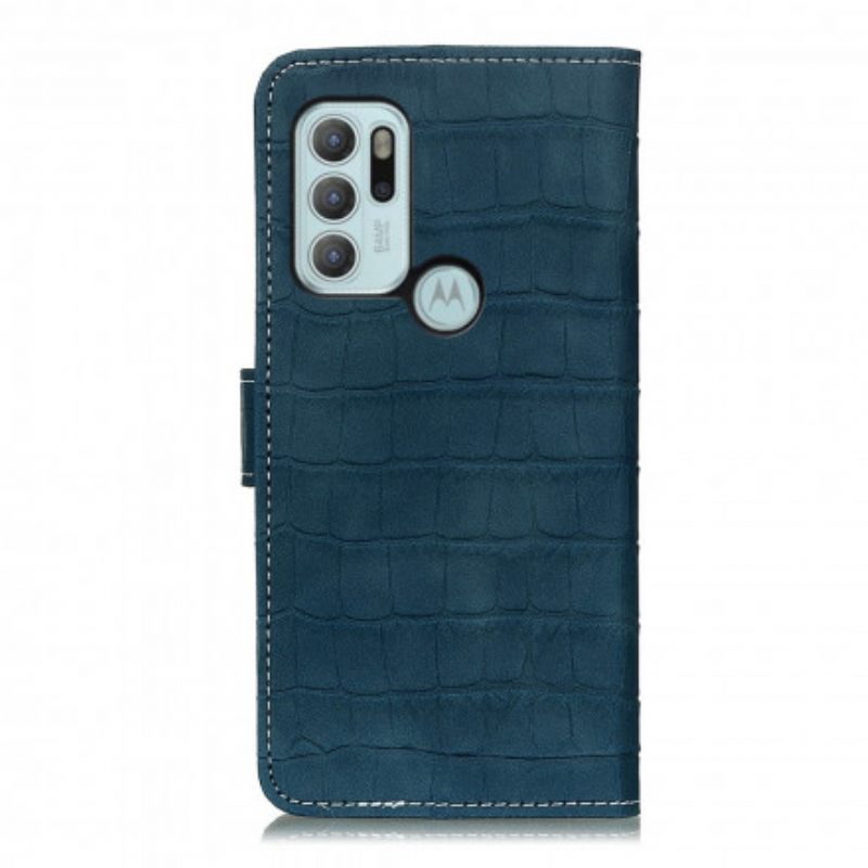 Flip Case Moto G60S Crocodile Power