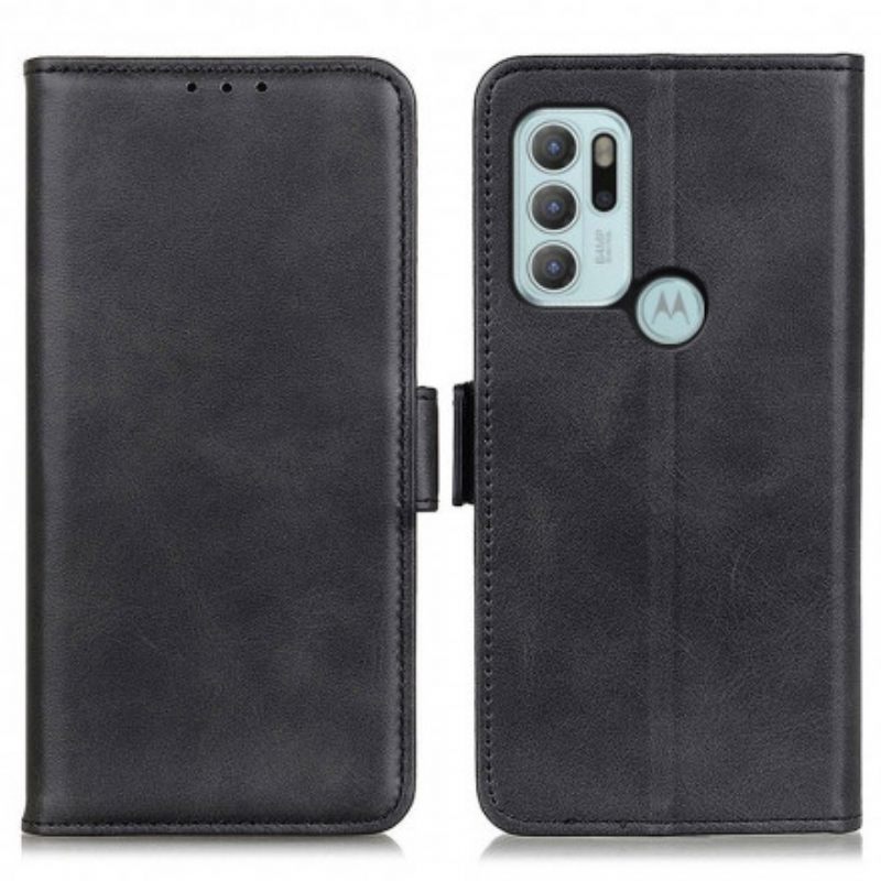 Flip Case Moto G60S Kaksoislukko