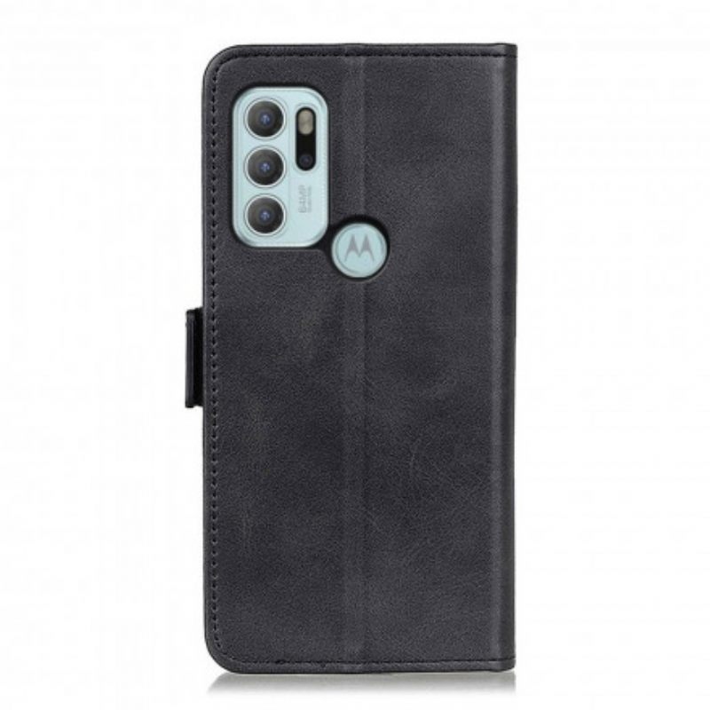 Flip Case Moto G60S Kaksoislukko