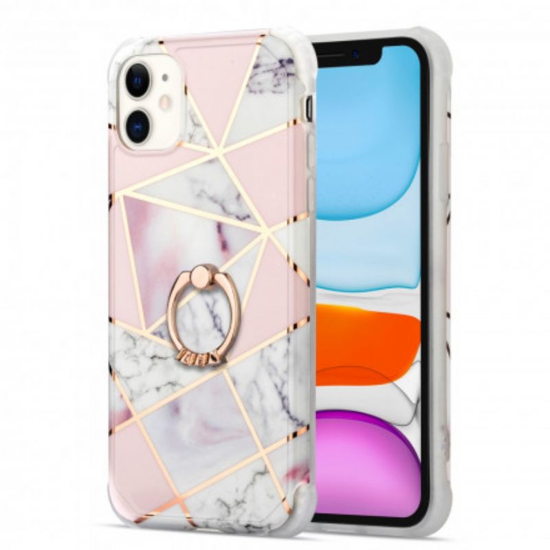 Case iPhone 11 Geometrinen Marmori Rengastuella