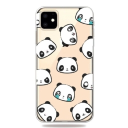 Case iPhone 11 Sentimental Pandas