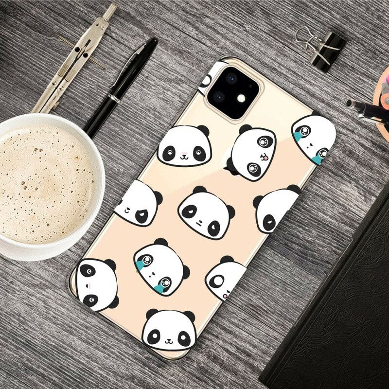 Case iPhone 11 Sentimental Pandas