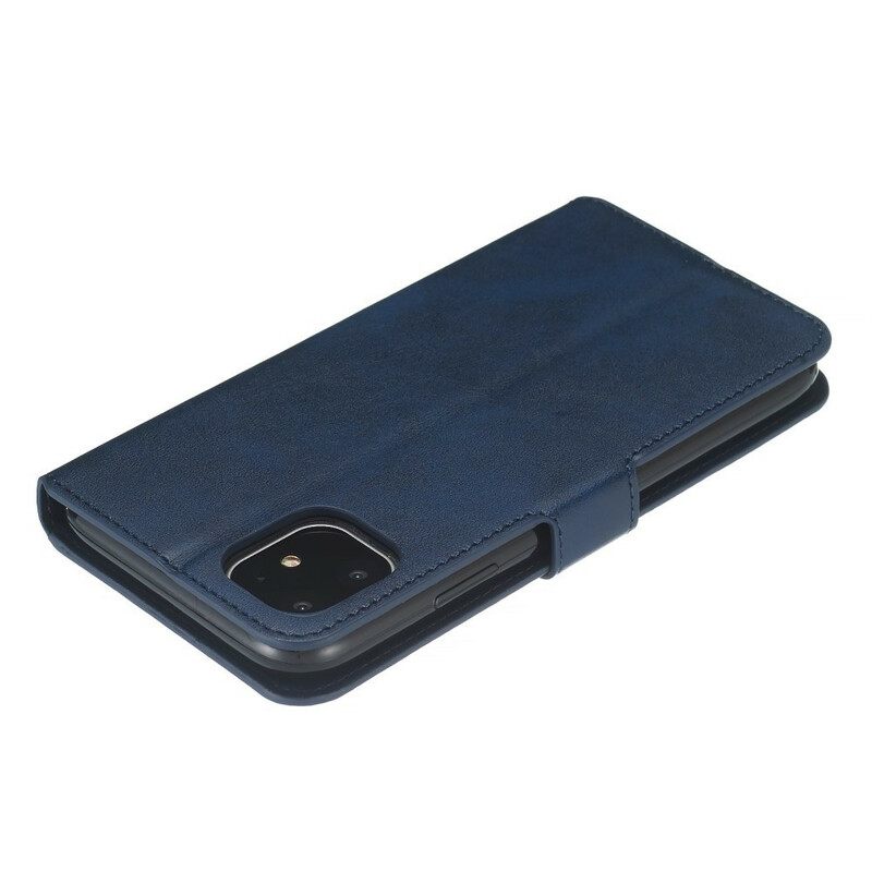 Kotelot iPhone 11 Faux Leather Retro Business