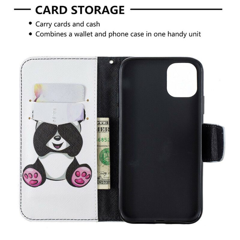 Kotelot iPhone 11 Panda Hauskaa