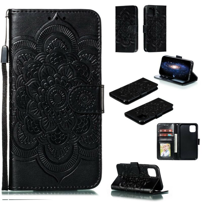 Kotelot iPhone 11 Suojaketju Kuori Full Strap Mandala