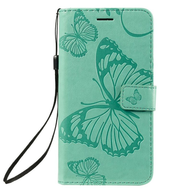 Kotelot iPhone 11 Suojaketju Kuori Giant Thong Butterflies