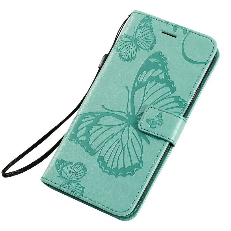 Kotelot iPhone 11 Suojaketju Kuori Giant Thong Butterflies