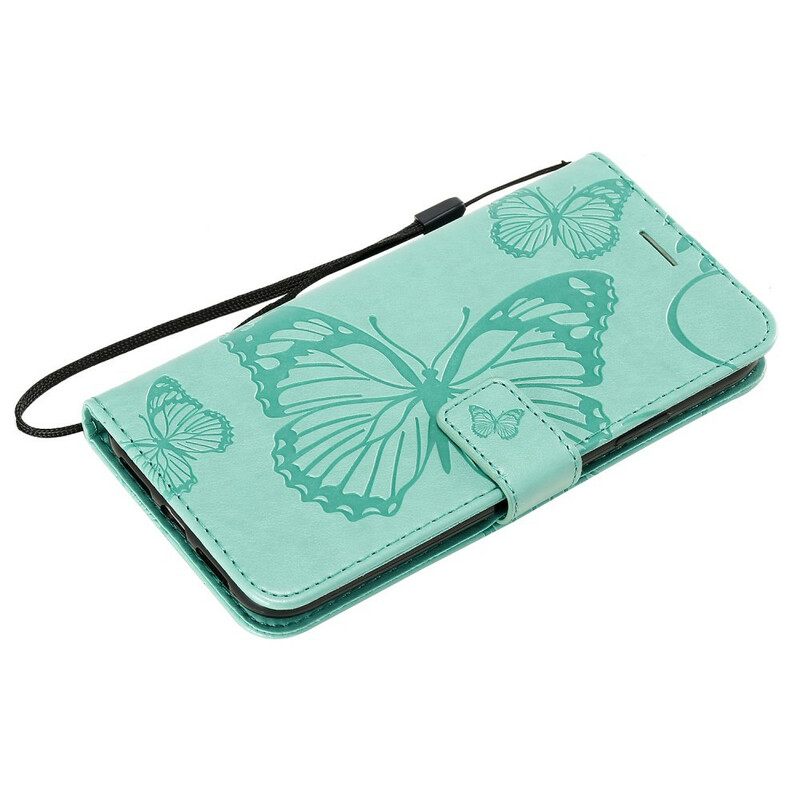 Kotelot iPhone 11 Suojaketju Kuori Giant Thong Butterflies