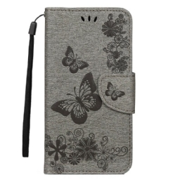 Kotelot iPhone 11 Suojaketju Kuori Splendid Butterflies Hihnalla