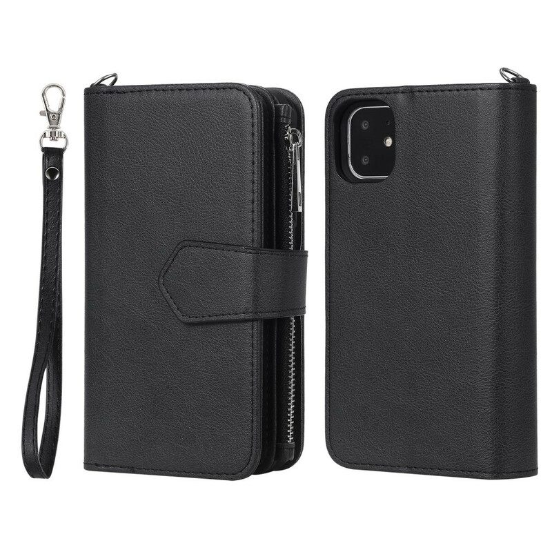 Kuori Flip Case iPhone 11 Lompakkokuori Irrotettava Lompakko