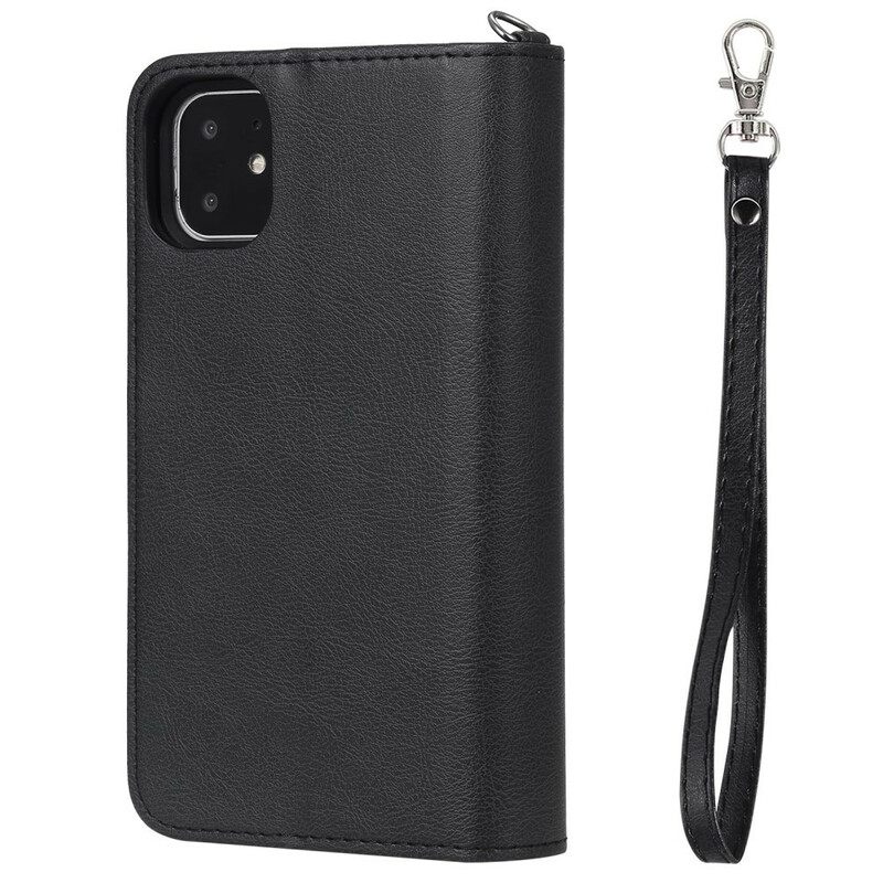 Kuori Flip Case iPhone 11 Lompakkokuori Irrotettava Lompakko