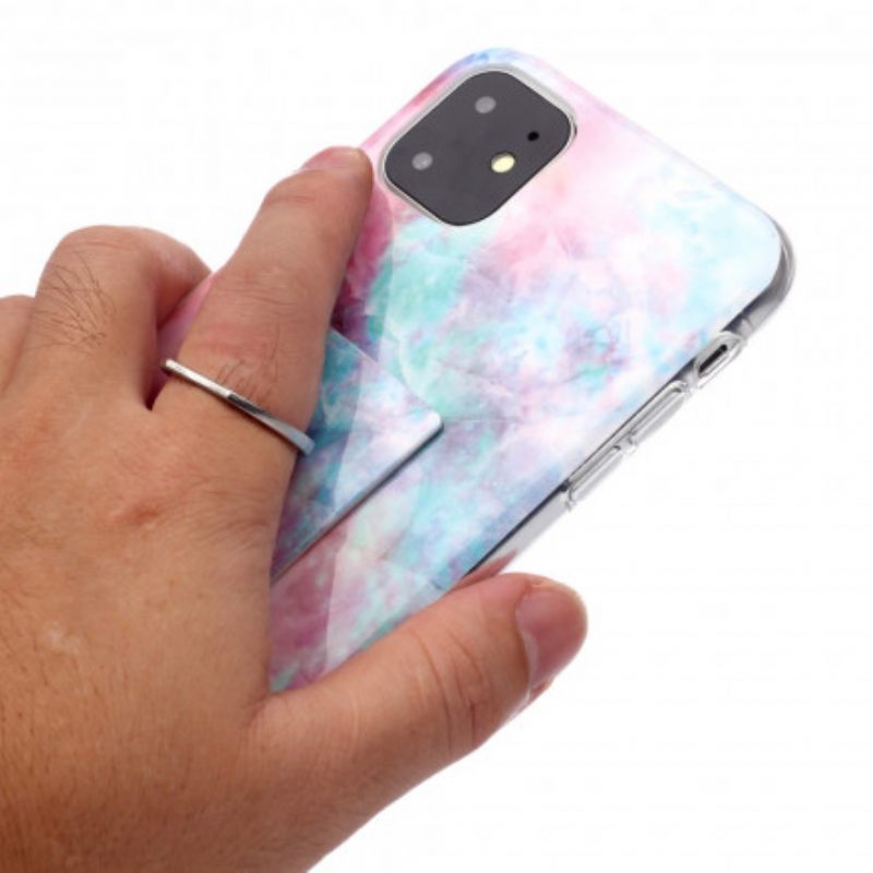 Kuori iPhone 11 Design Marble Rengastuella