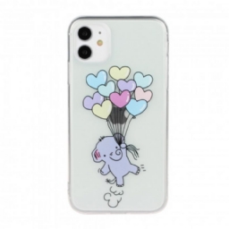 Kuori iPhone 11 Elephant Balloons