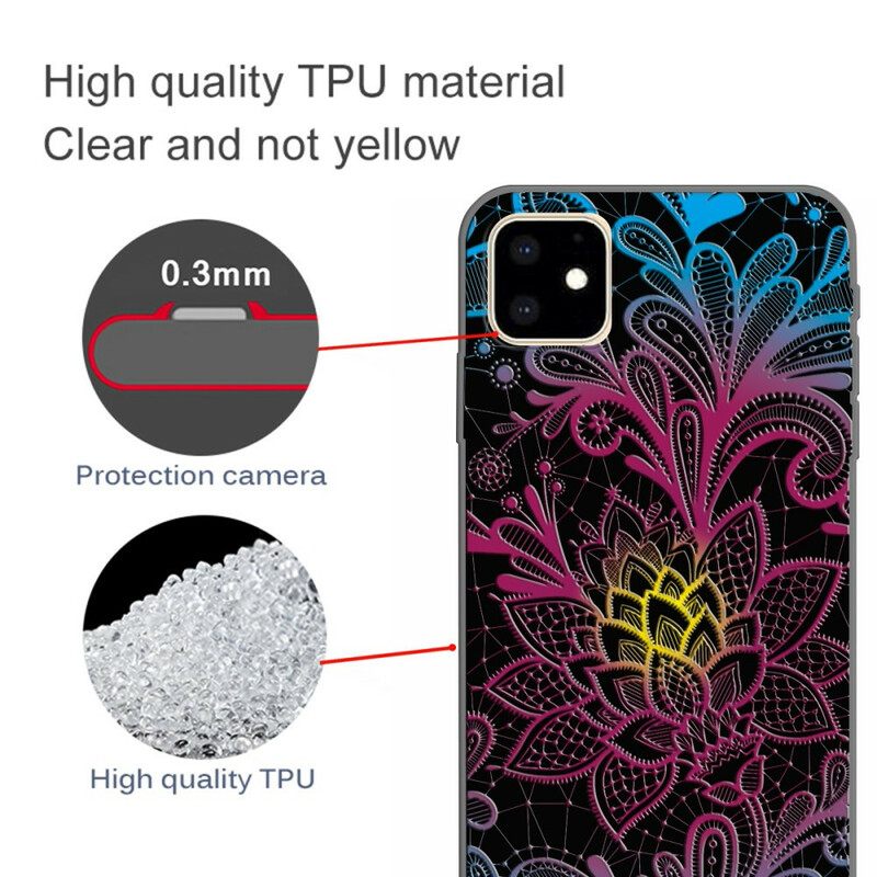 Kuori iPhone 11 Floral Voimakkaan Värikäs