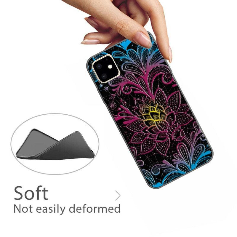 Kuori iPhone 11 Floral Voimakkaan Värikäs