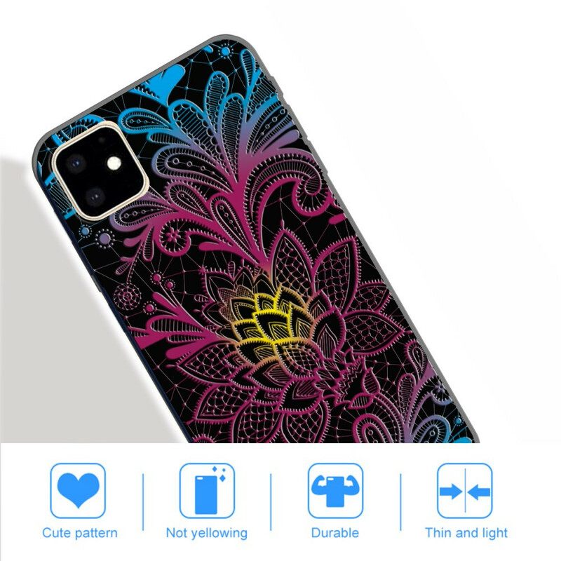 Kuori iPhone 11 Floral Voimakkaan Värikäs