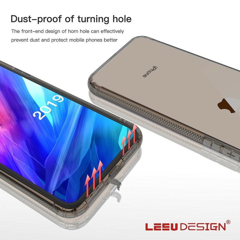 Kuori iPhone 11 Läpinäkyvät Leeu-suojatyynyt