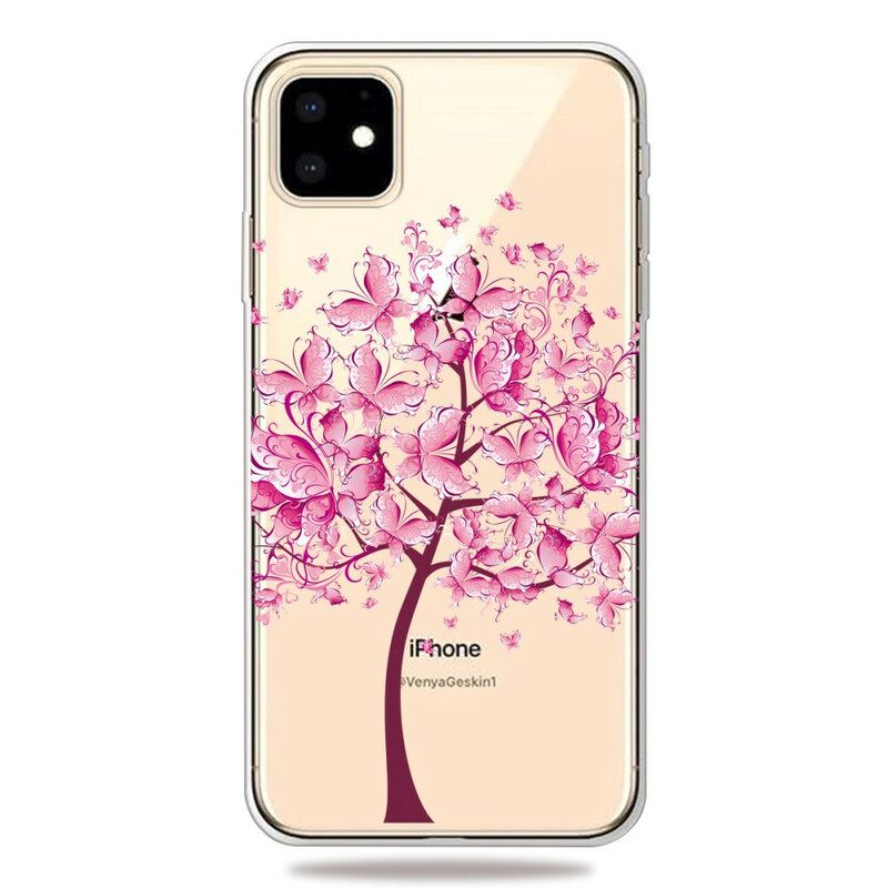 Kuori iPhone 11 Pink Tree Top