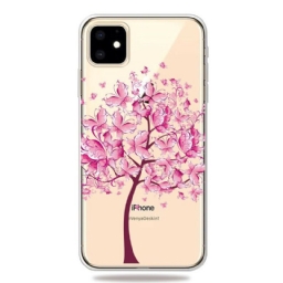 Kuori iPhone 11 Pink Tree Top