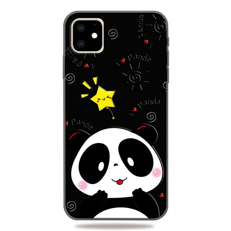 Kuori iPhone 11 Star Panda