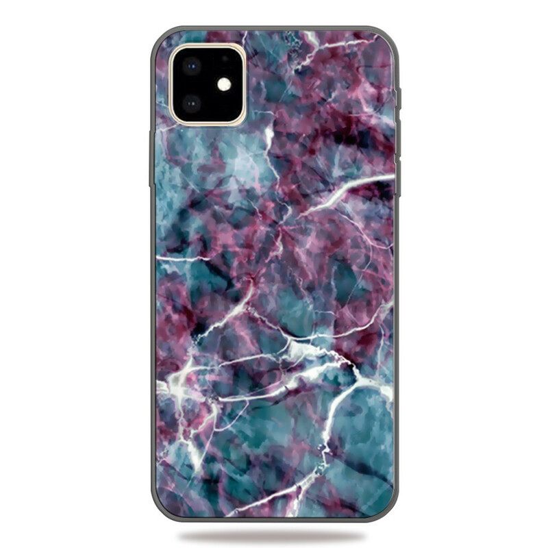 Kuori iPhone 11 Turquoise Marble