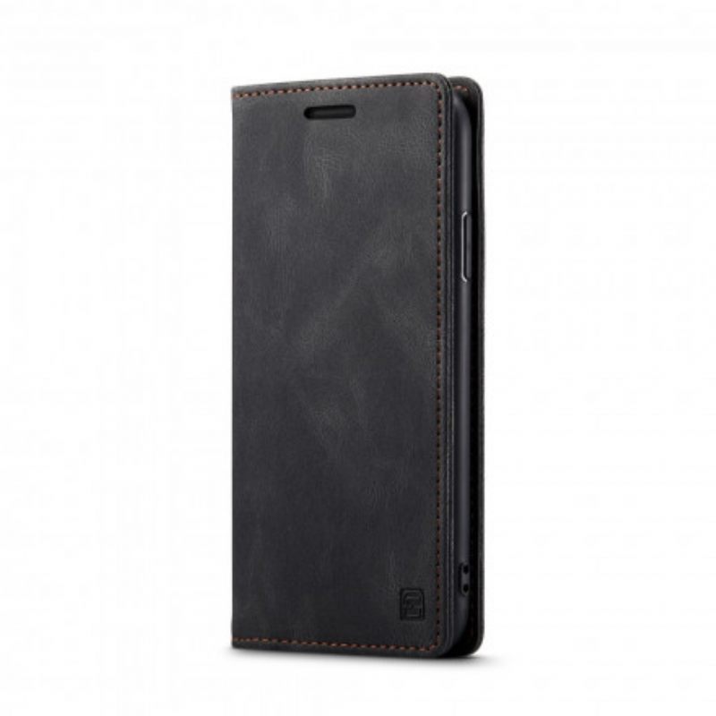 Puhelinkuoret iPhone 11 Kotelot Flip Leather Effect Rfid-tekniikka