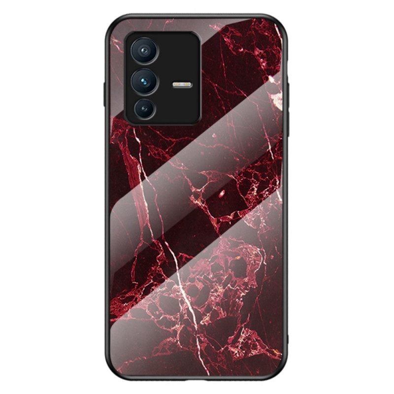 Puhelinkuoret Vivo V23 5G Tempered Glass Marble Colors