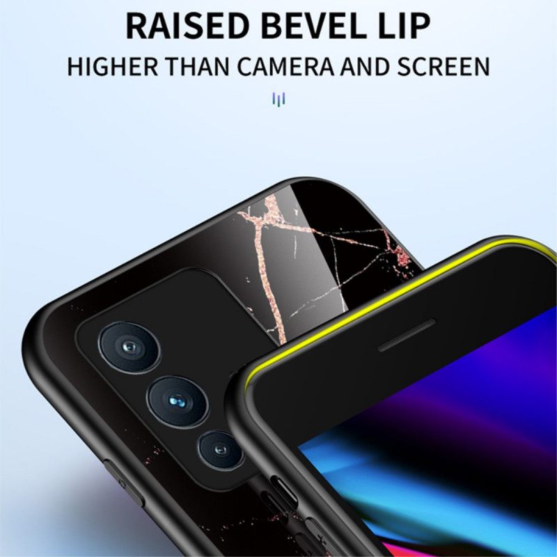 Puhelinkuoret Vivo V23 5G Tempered Glass Marble Colors