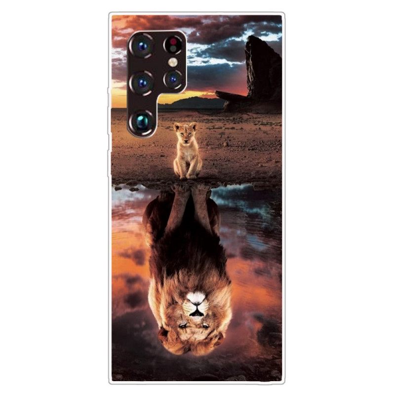 Case Samsung Galaxy S22 Ultra 5G Lion Cubin Unelma