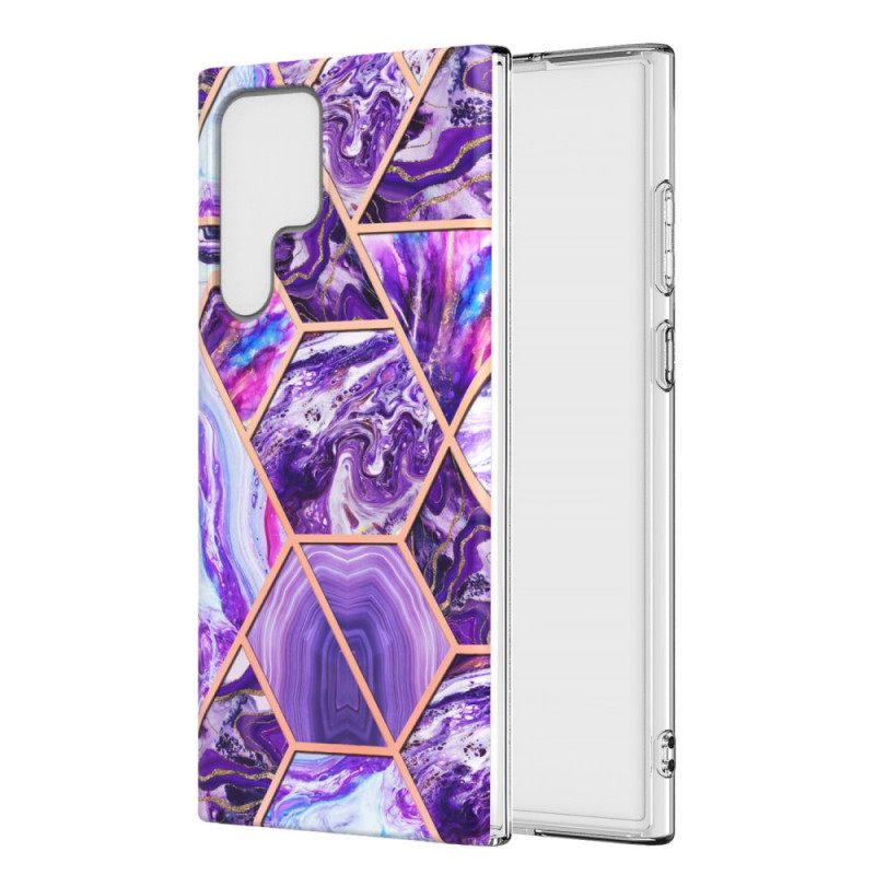 Case Samsung Galaxy S22 Ultra 5G Marble Design Ultra