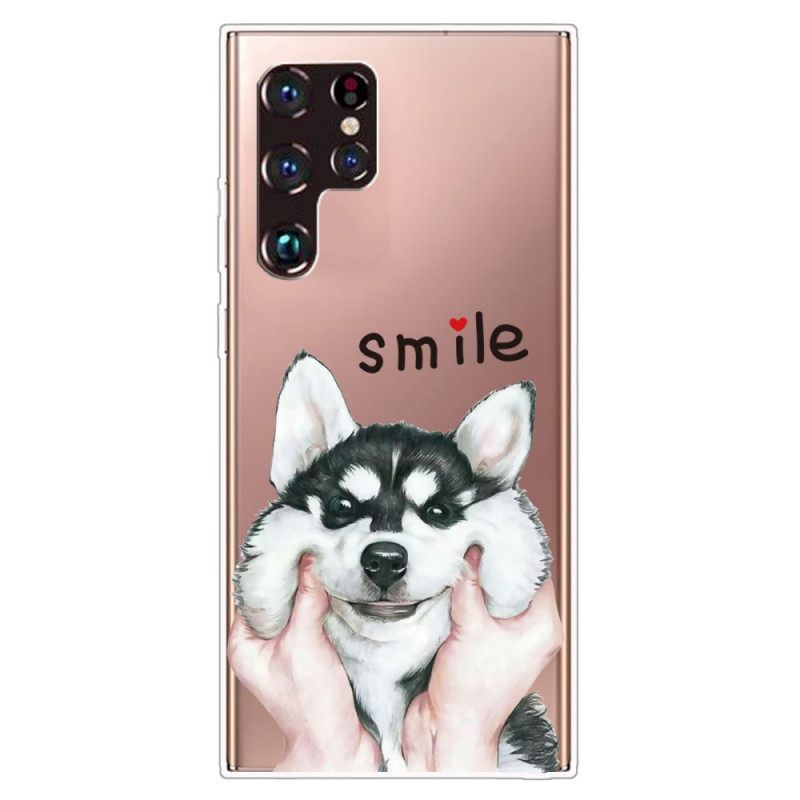 Case Samsung Galaxy S22 Ultra 5G Smile Dog