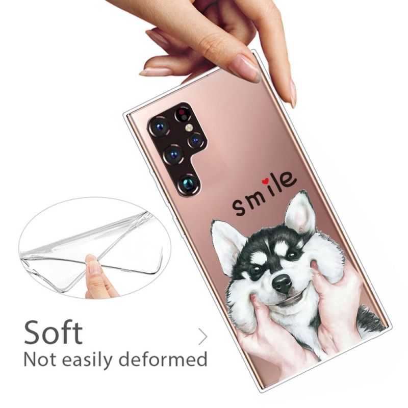 Case Samsung Galaxy S22 Ultra 5G Smile Dog