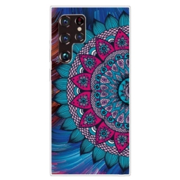 Case Samsung Galaxy S22 Ultra 5G Värikäs Mandala