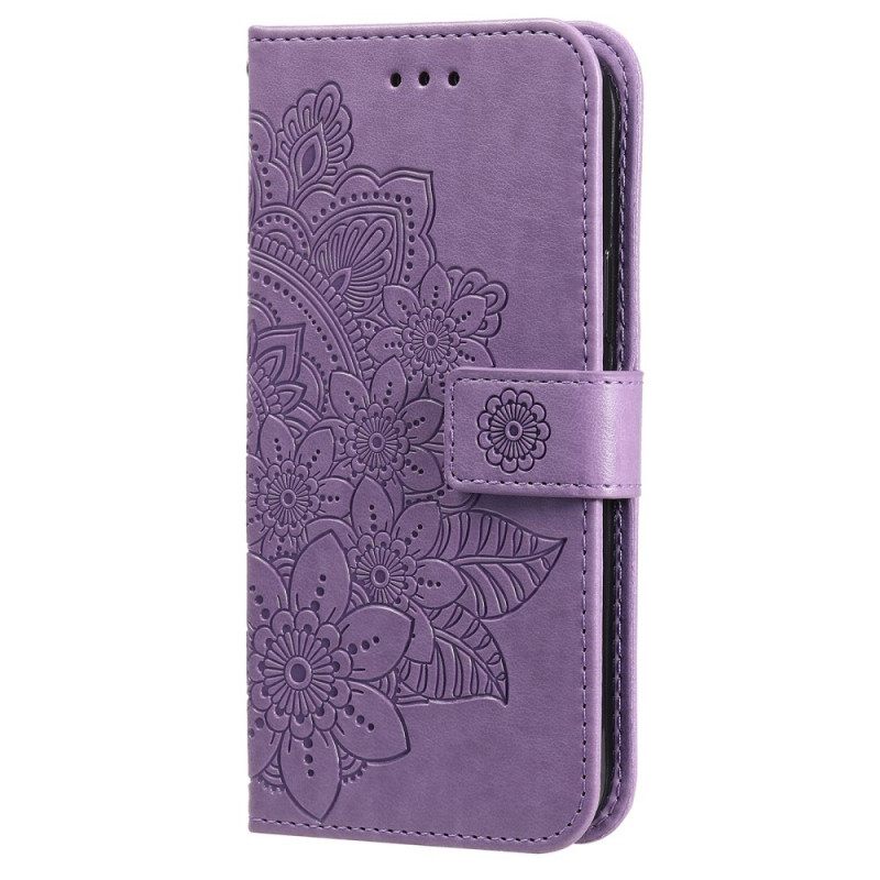 Flip Case Samsung Galaxy S22 Ultra 5G Flower Mandala