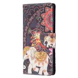 Flip Case Samsung Galaxy S22 Ultra 5G Intian Norsu