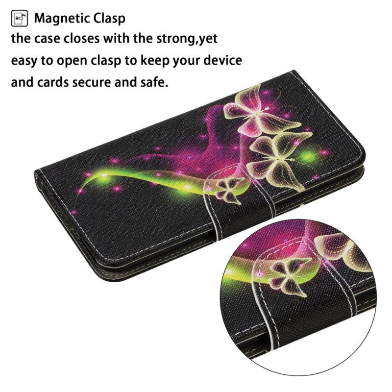 Flip Case Samsung Galaxy S22 Ultra 5G Magic Butterflies