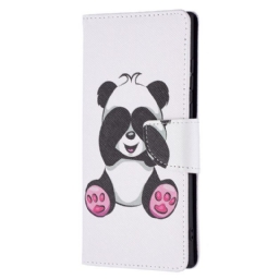 Flip Case Samsung Galaxy S22 Ultra 5G Panda Hauskaa