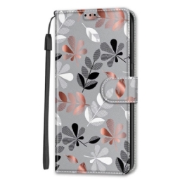 Flip Case Samsung Galaxy S22 Ultra 5G Sheets Ja Lanyard