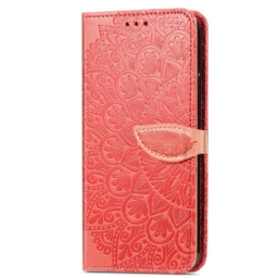 Flip Case Samsung Galaxy S22 Ultra 5G Tribal Leaves