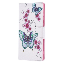 Kotelot Samsung Galaxy S22 Ultra 5G Butterflies Kings