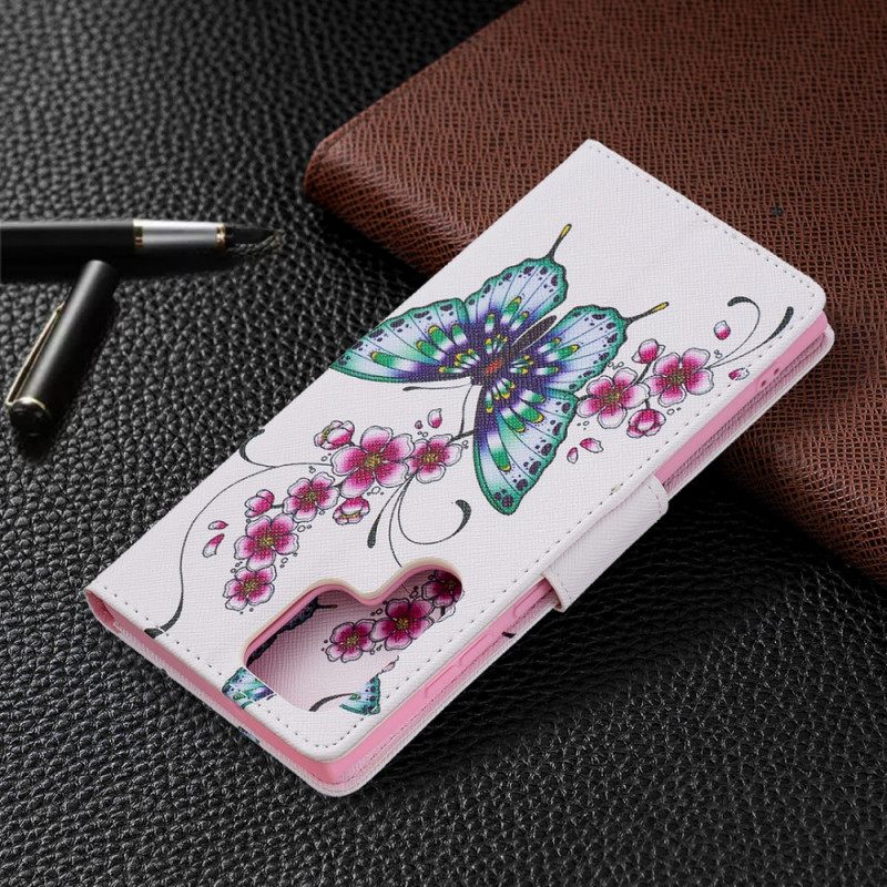 Kotelot Samsung Galaxy S22 Ultra 5G Butterflies Kings