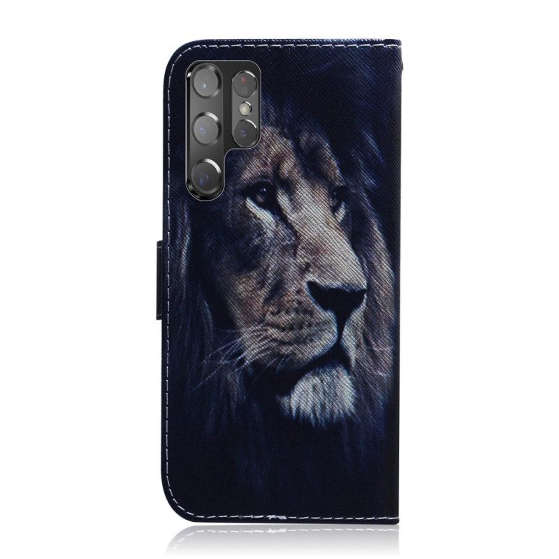 Kotelot Samsung Galaxy S22 Ultra 5G Dreaming Lion