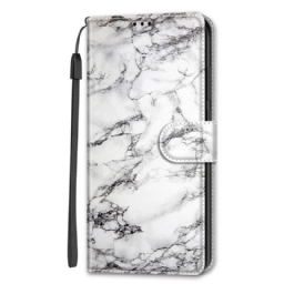 Kotelot Samsung Galaxy S22 Ultra 5G Marble Elegance Hihnalla